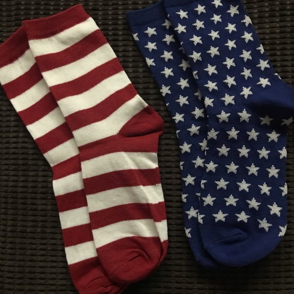 Accessories - NWOT Patriotic socks 🇺🇸